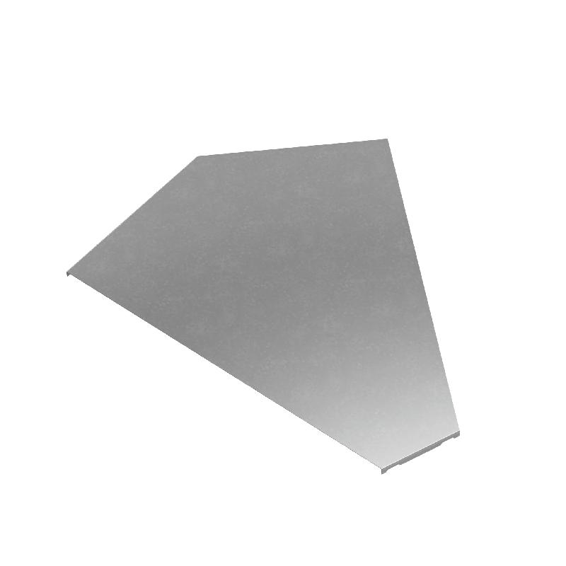 Крышка для угла горизонтального 45град. осн.600 сталь 1.0мм "ПЛЮС" KGLplus45-600 HD КМ PL1807