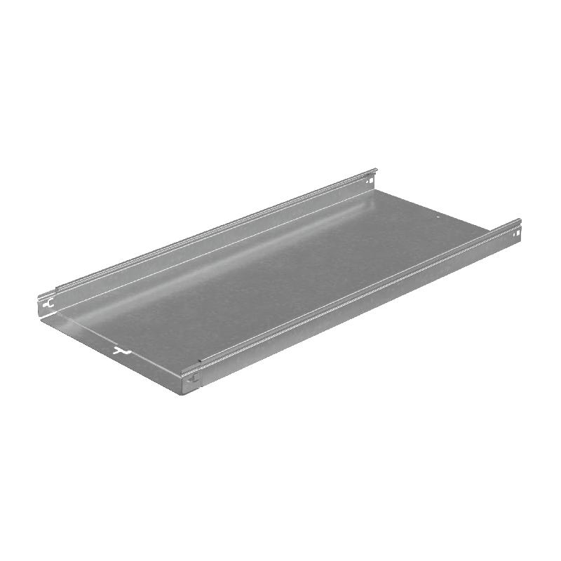 Лоток листовой неперфорированный 400х50 L3000 сталь 1.0мм "БЫСТРЫЙ МОНТАЖ ПЛЮС" LNplus50-400-1.0-3000 оцинк. КМ PL0320