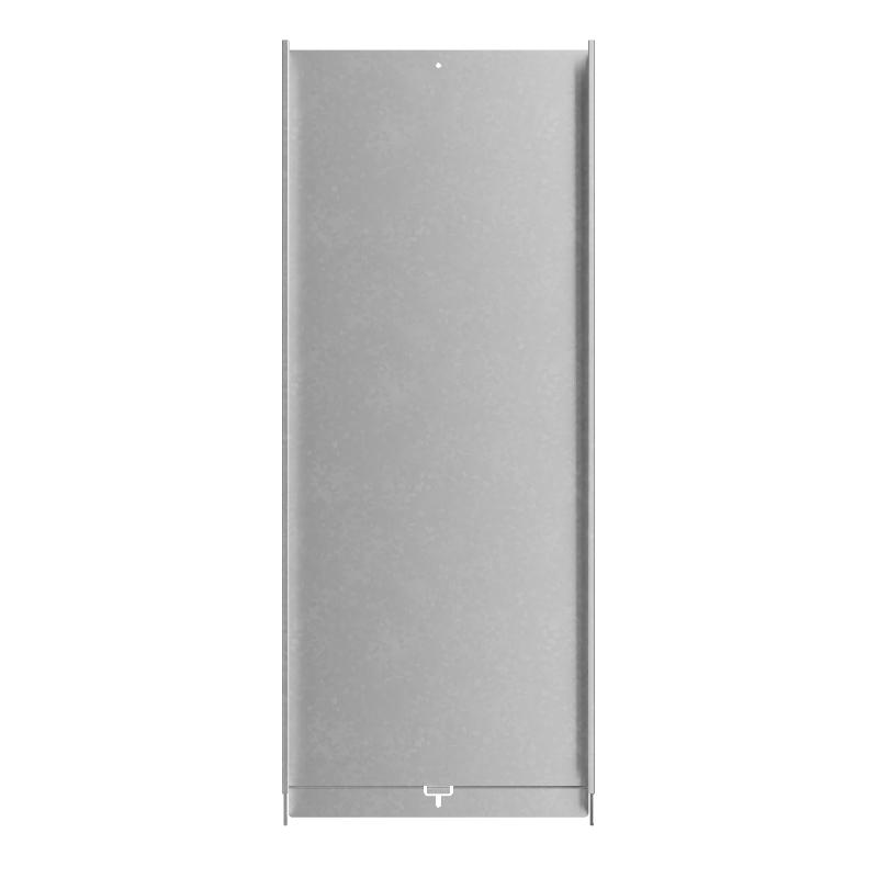 Лоток листовой неперфорированный 400х80 L3000 сталь 1.0мм "БЫСТРЫЙ МОНТАЖ ПЛЮС" LNplus80-400-1.0-3000 оцинк. КМ PL0348