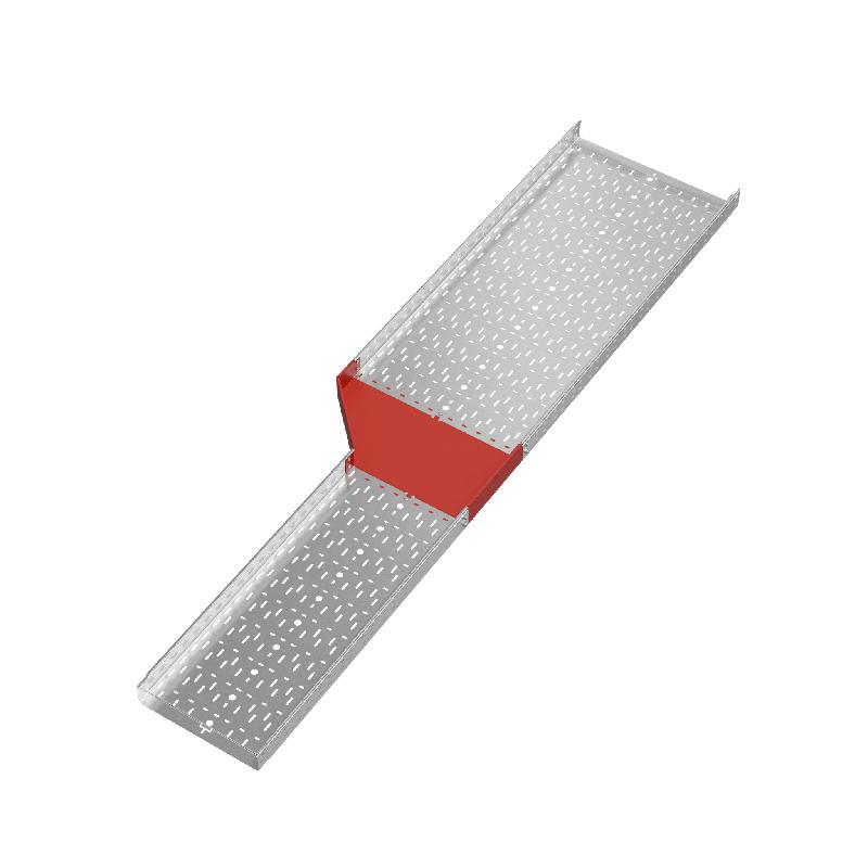 Переходник для лотка левый 80х400-600 сталь 1.0мм "ПЛЮС" PDplus80-400-600-L HD КМ PL1663