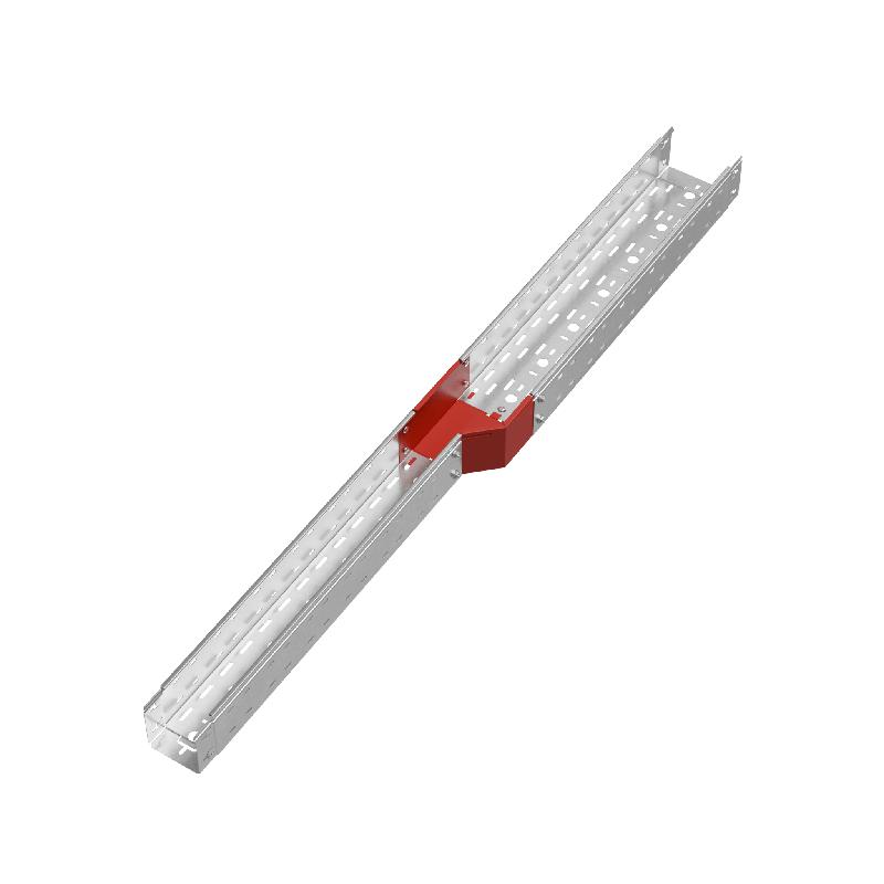 Переходник для лотка правый 100х100-150 сталь 1.0мм "ПЛЮС" PDplus100-100-150-R КМ PL0670