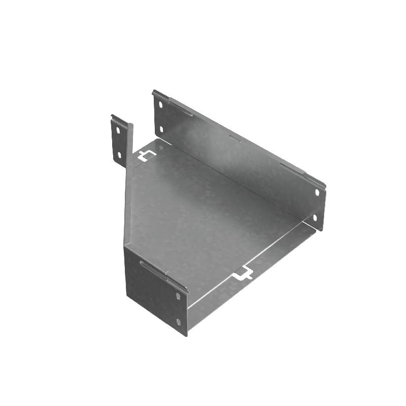 Переходник для лотка правый 100х100-300 сталь 1.0мм "ПЛЮС" PDplus100-100-300-R HD КМ PL1599