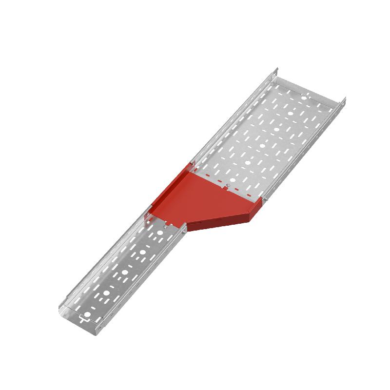 Переходник для лотка правый 50х150-300 сталь 1.0мм "ПЛЮС" PDplus50-150-300-R КМ PL0635