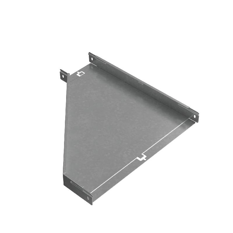 Переходник для лотка правый 50х150-500 сталь 1.0мм "ПЛЮС" PDplus50-150-500-R КМ PL0637