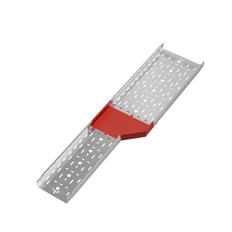 Переходник для лотка правый 50х200-300 сталь 1.0мм "ПЛЮС" PDplus50-200-300-R КМ PL0639