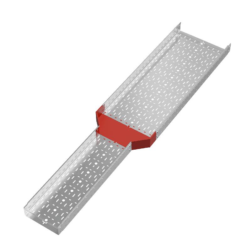 Переходник для лотка центральный 100х300-500 сталь 1.0мм "ПЛЮС" PDplus100-300-500-C КМ PL0822