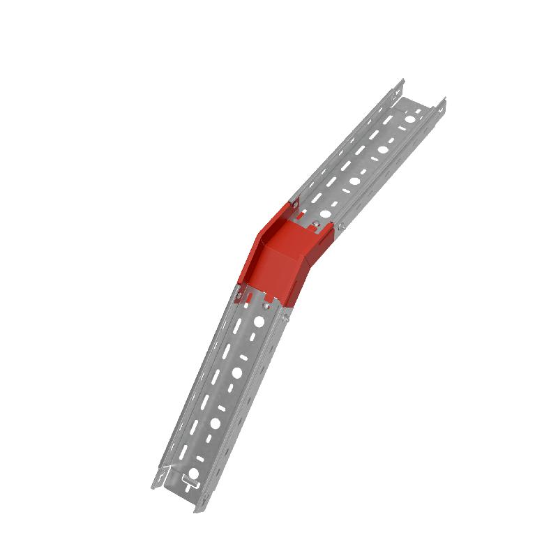 Угол для лотка верт. внеш. 45град. 100х50 сталь 0.8мм "ПЛЮС" VLplus45-50-100 КМ PL0536