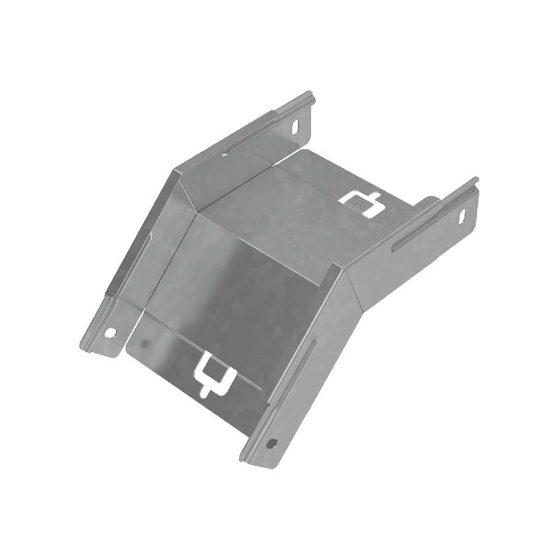 Угол для лотка верт. внеш. 45град. 150х50 сталь 1.0мм "ПЛЮС" VLplus45-50-150 HD КМ PL1464