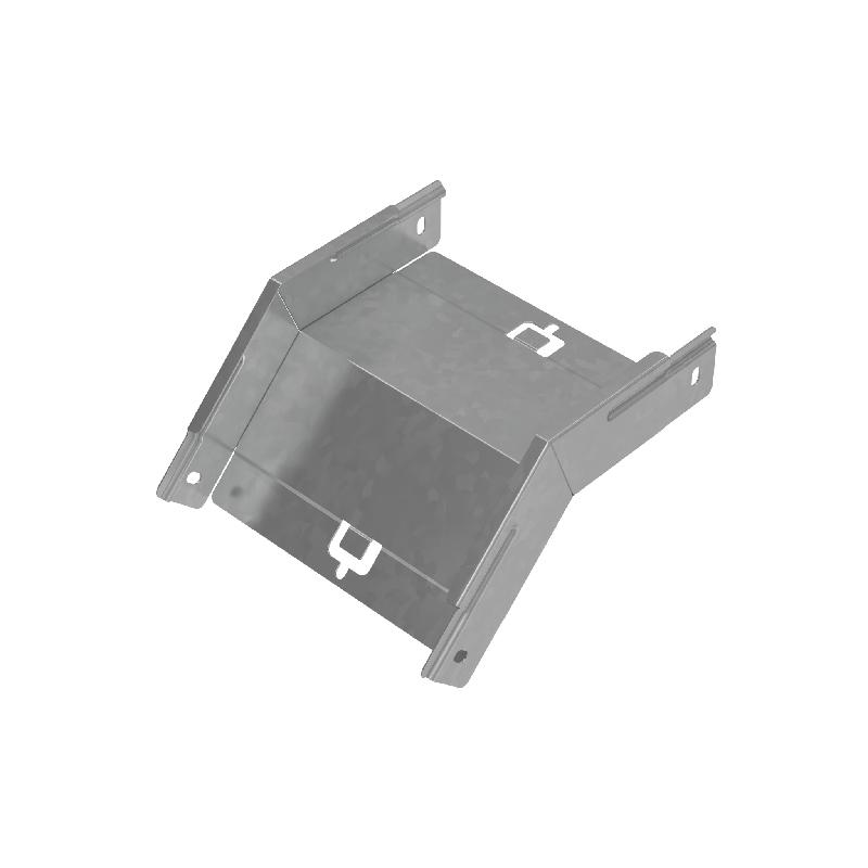 Угол для лотка верт. внеш. 45град. 200х50 сталь 1.0мм "ПЛЮС" VLplus45-50-200 HD КМ PL1465