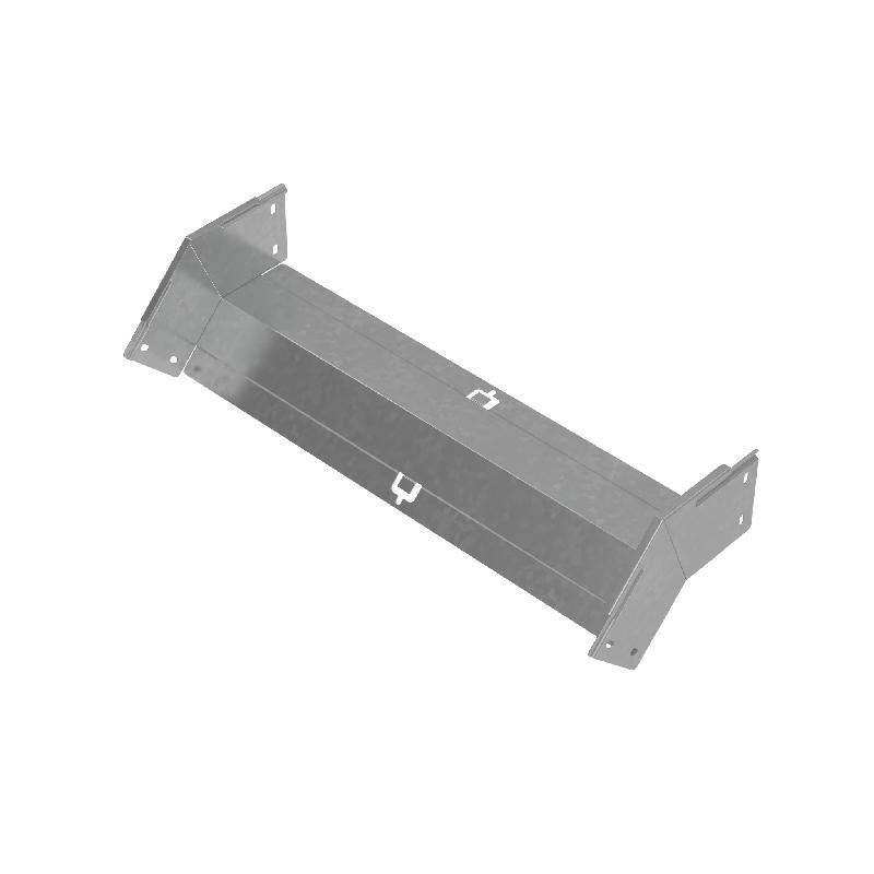 Угол для лотка верт. внеш. 45град. 600х100 сталь 1.0мм "ПЛЮС" VLplus45-100-600 КМ PL0556