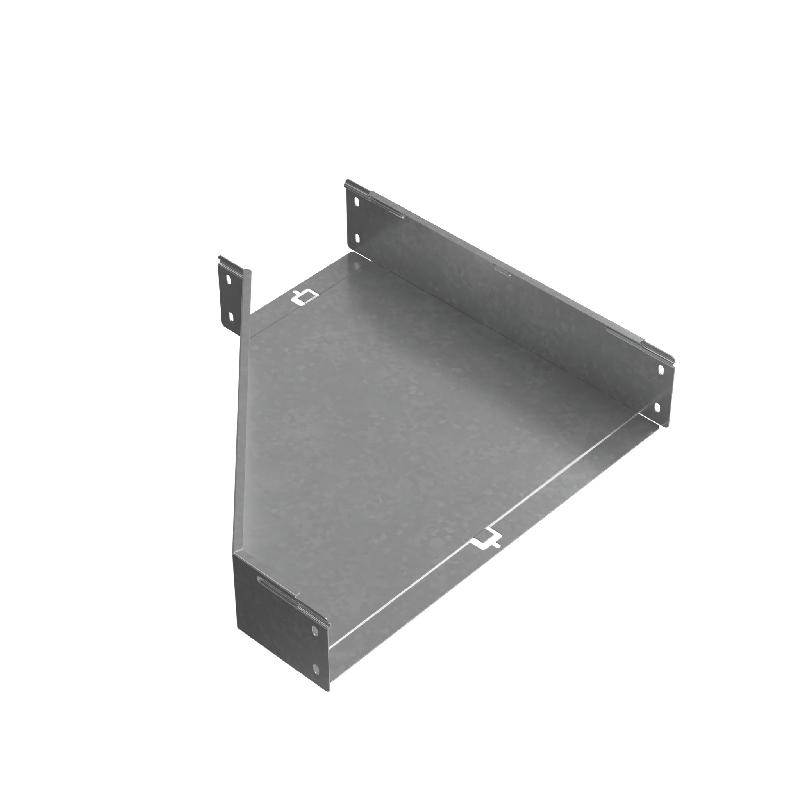 Переходник для лотка правый 100х200-500 сталь 1.0мм "ПЛЮС" PDplus100-200-500-R HD КМ PL1610