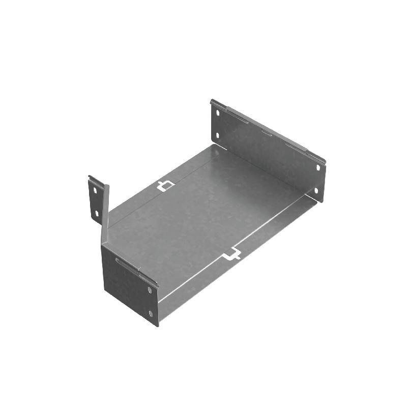 Переходник для лотка правый 100х300-400 сталь 1.0мм "ПЛЮС" PDplus100-300-400-R HD КМ PL1612