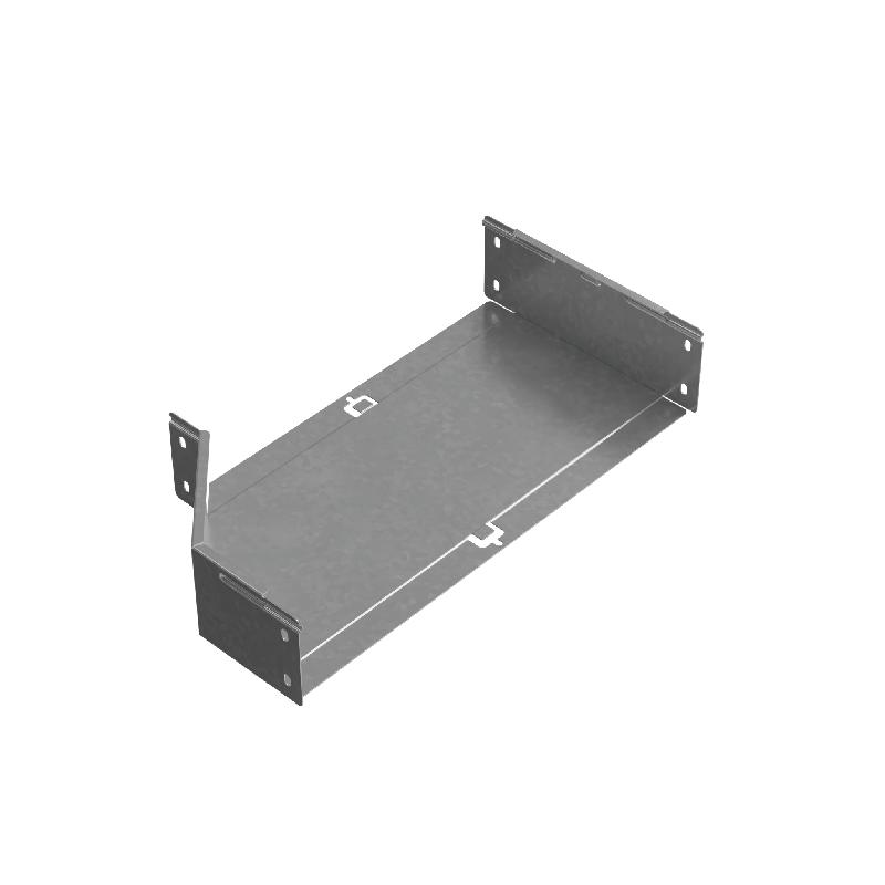 Переходник для лотка правый 100х400-500 сталь 1.0мм "ПЛЮС" PDplus100-400-500-R КМ PL0688