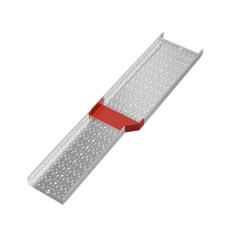 Переходник для лотка правый 100х400-500 сталь 1.0мм "ПЛЮС" PDplus100-400-500-R КМ PL0688