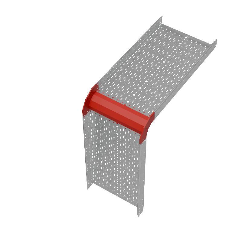 Угол для лотка верт. внеш. 90град. 600х100 сталь 1.0мм "ПЛЮС" VLplus90-100-600 HD КМ PL1461