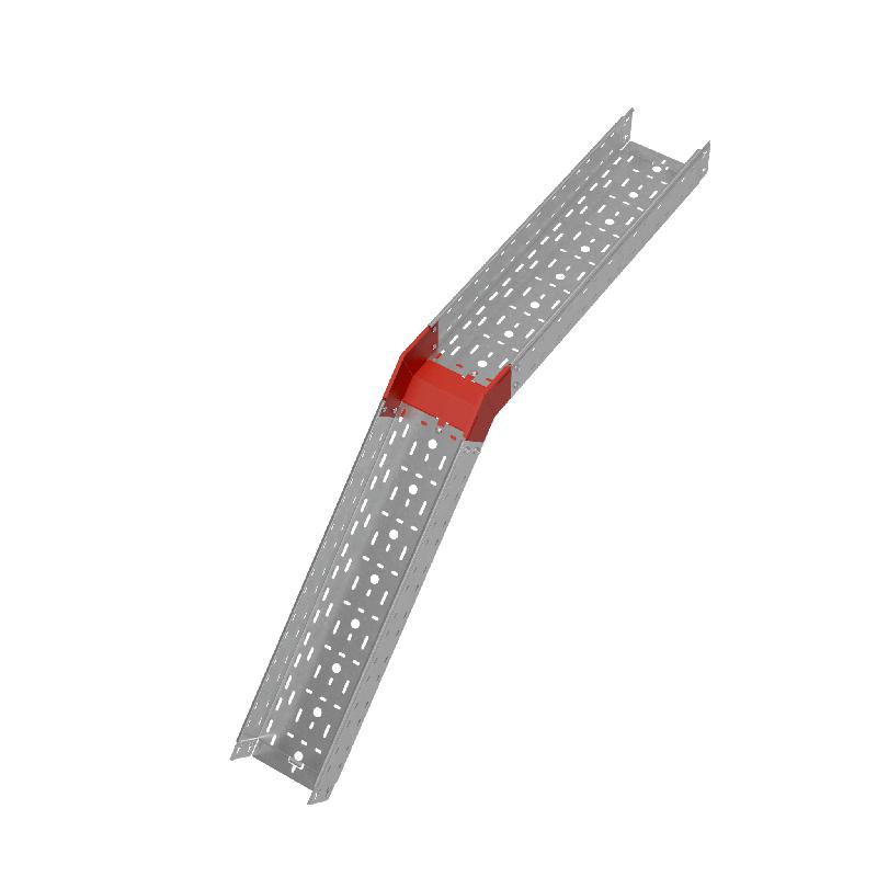 Угол для лотка верт. внеш. 45град. 200х100 сталь 1.0мм "ПЛЮС" VLplus45-100-200 КМ PL0552