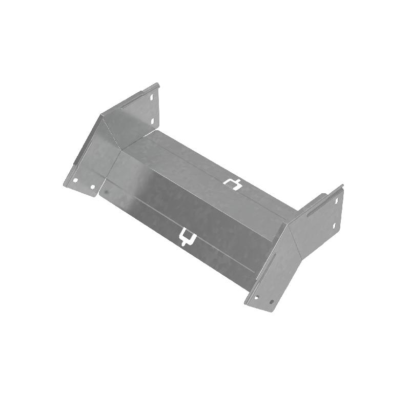 Угол для лотка верт. внеш. 45град. 400х100 сталь 1.0мм "ПЛЮС" VLplus45-100-400 КМ PL0554