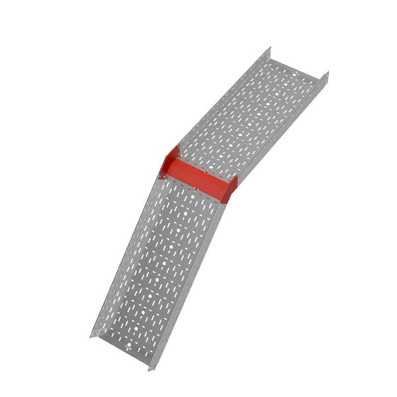 Угол для лотка верт. внеш. 45град. 400х100 сталь 1.0мм "ПЛЮС" VLplus45-100-400 КМ PL0554