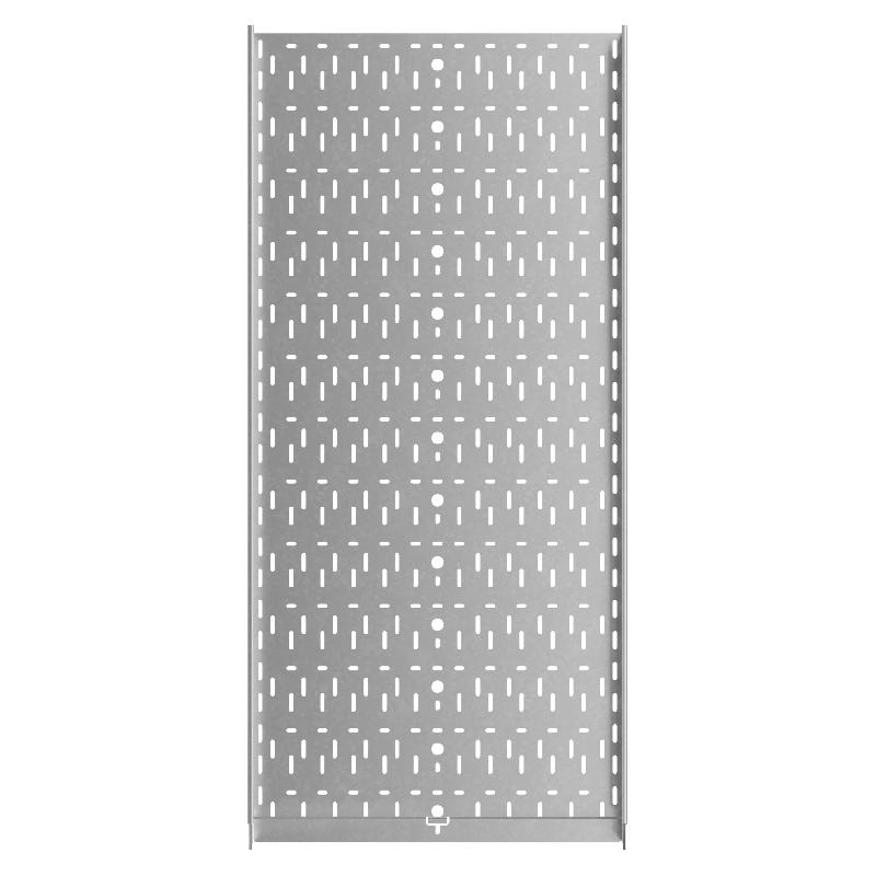 Лоток листовой перфорированный 600х80 L3000 сталь 1.0мм "БЫСТРЫЙ МОНТАЖ ПЛЮС" LPplus80-600-1.0-3000 HD гор. оцинк. КМ PL1226