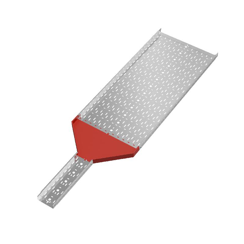 Переходник для лотка центральный 50х150-600 сталь 1.0мм "ПЛЮС" PDplus50-150-600-C КМ PL0774