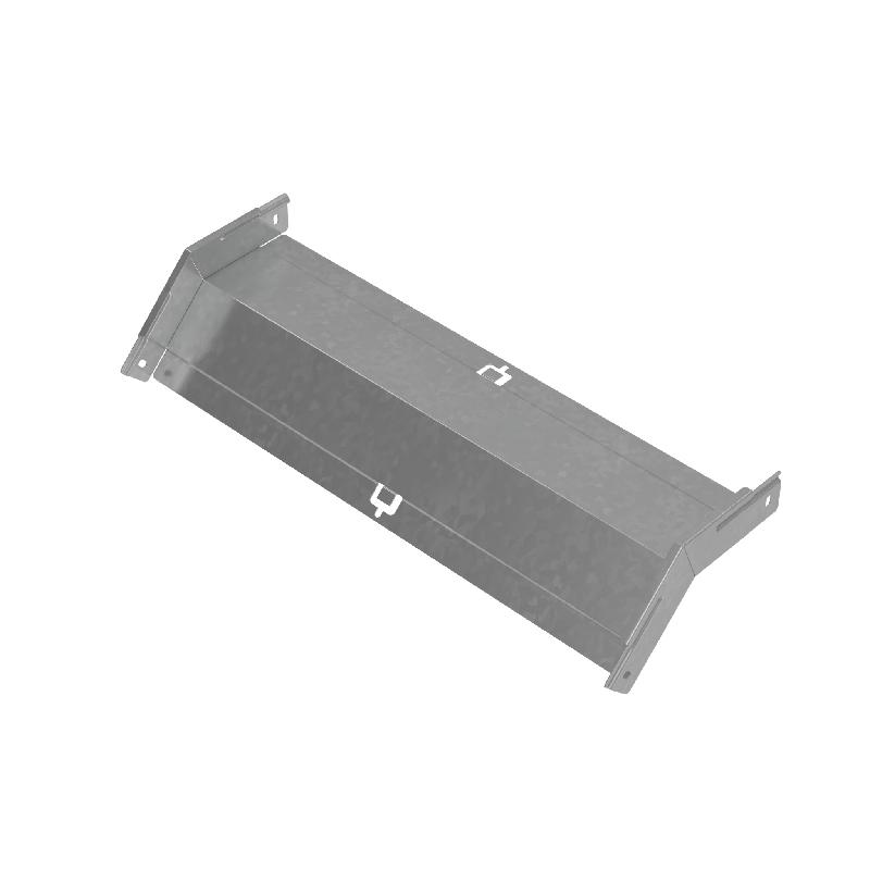 Угол для лотка верт. внеш. 45град. 600х50 сталь 1.0мм "ПЛЮС" VLplus45-50-600 HD КМ PL1469