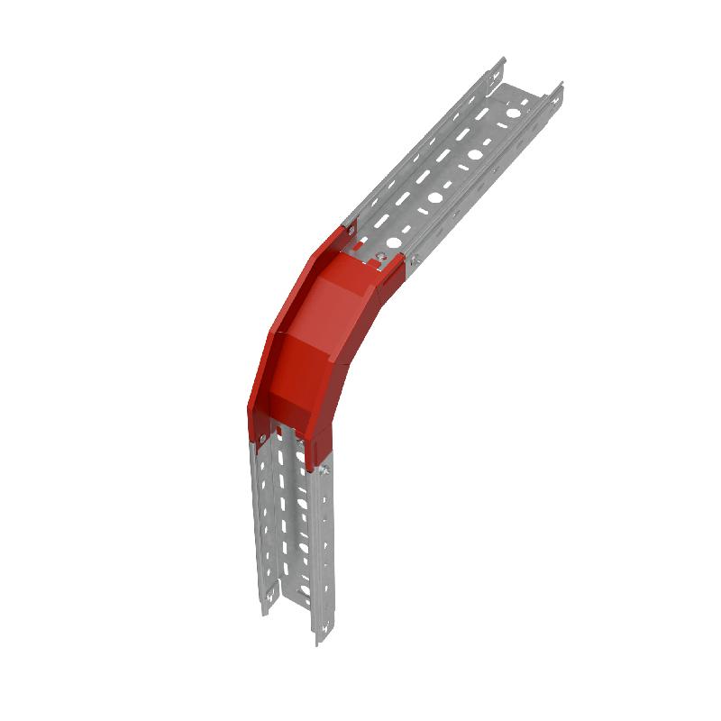 Угол для лотка верт. внеш. 90град. 100х50 сталь 0.8мм "ПЛЮС" VLplus90-50-100 КМ PL0514