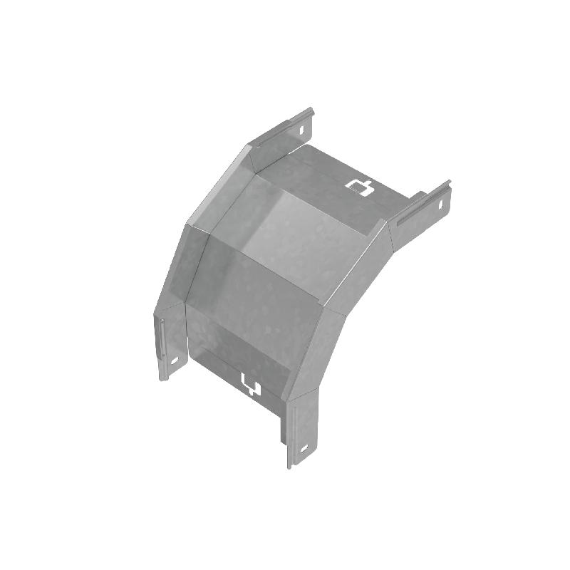 Угол для лотка верт. внеш. 90град. 200х50 сталь 0.8мм "ПЛЮС" VLplus90-50-200 КМ PL0516