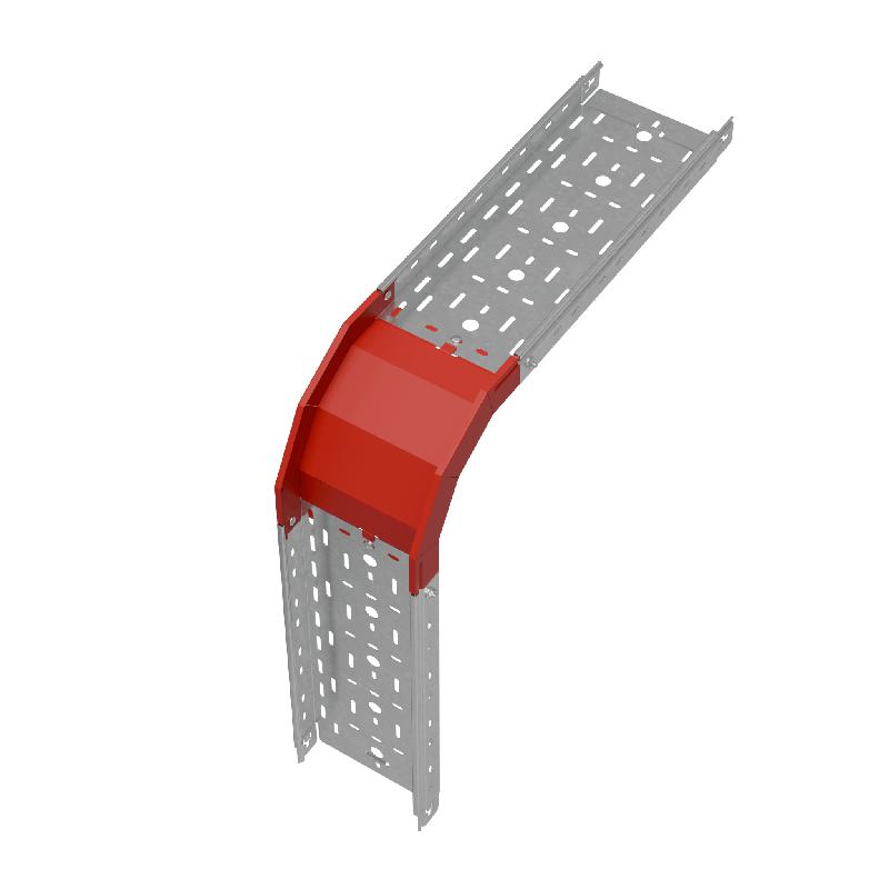 Угол для лотка верт. внеш. 90град. 200х50 сталь 0.8мм "ПЛЮС" VLplus90-50-200 КМ PL0516