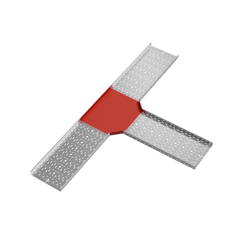 Отвод для лотка Т-образ. 400х50 сталь 1.0мм "ПЛЮС" TDplus50-400 HD КМ PL1489