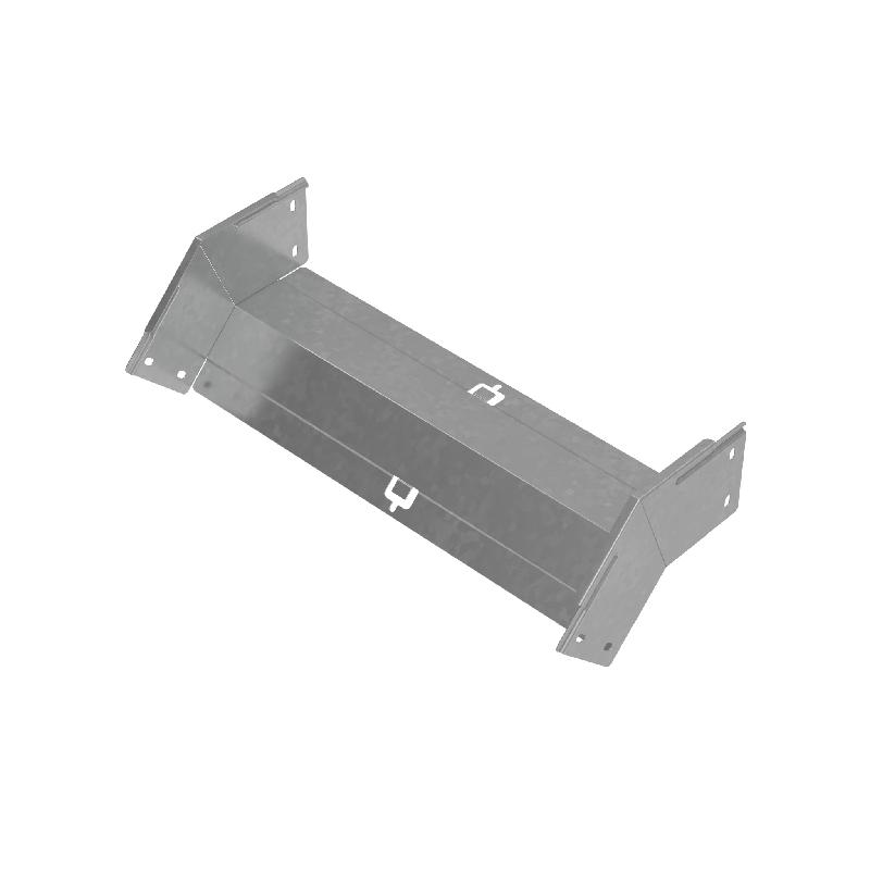 Угол для лотка верт. внеш. 45град. 500х100 сталь 1.0мм "ПЛЮС" VLplus45-100-500 КМ PL0555