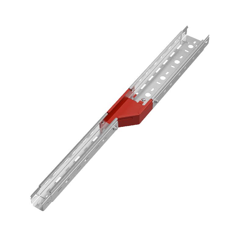 Переходник для лотка правый 50х50-100 сталь 1.0мм "ПЛЮС" PDplus50-50-100-R КМ PL0623