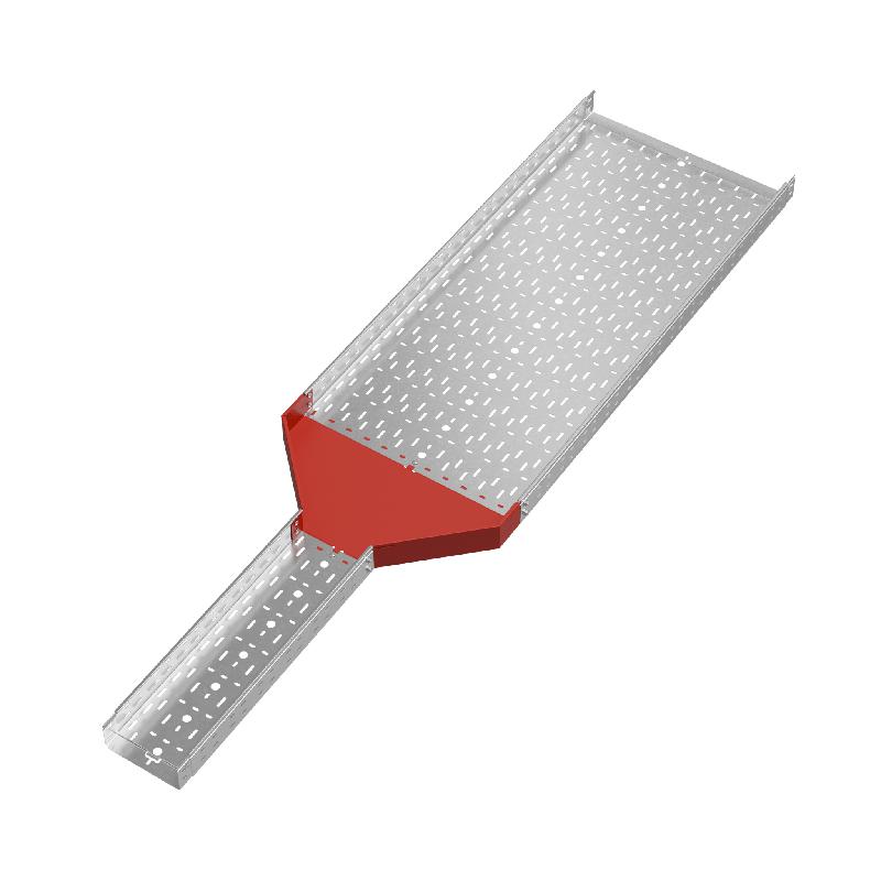 Переходник для лотка центральный 80х200-600 сталь 1.0мм "ПЛЮС" PDplus80-200-600-C КМ PL0799