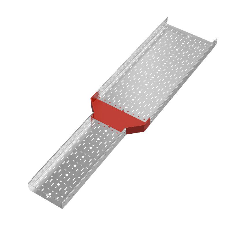 Переходник для лотка центральный 80х300-500 сталь 1.0мм "ПЛЮС" PDplus80-300-500-C КМ PL0801