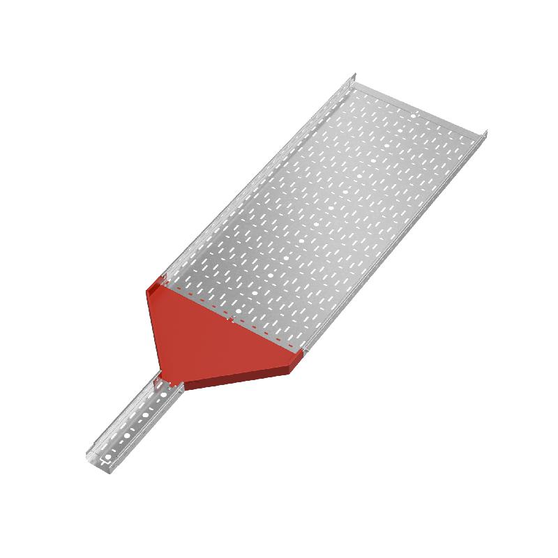 Переходник для лотка центральный 50х100-600 сталь 1.0мм "ПЛЮС" PDplus50-100-600-C HD КМ PL1696