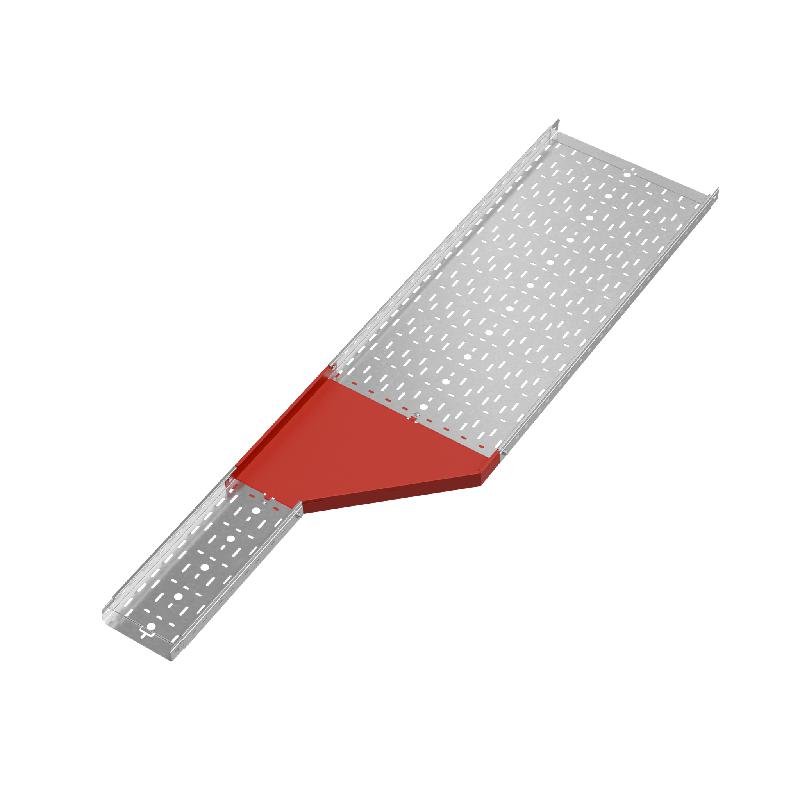 Переходник для лотка правый 50х200-500 сталь 1.0мм "ПЛЮС" PDplus50-200-500-R КМ PL0641