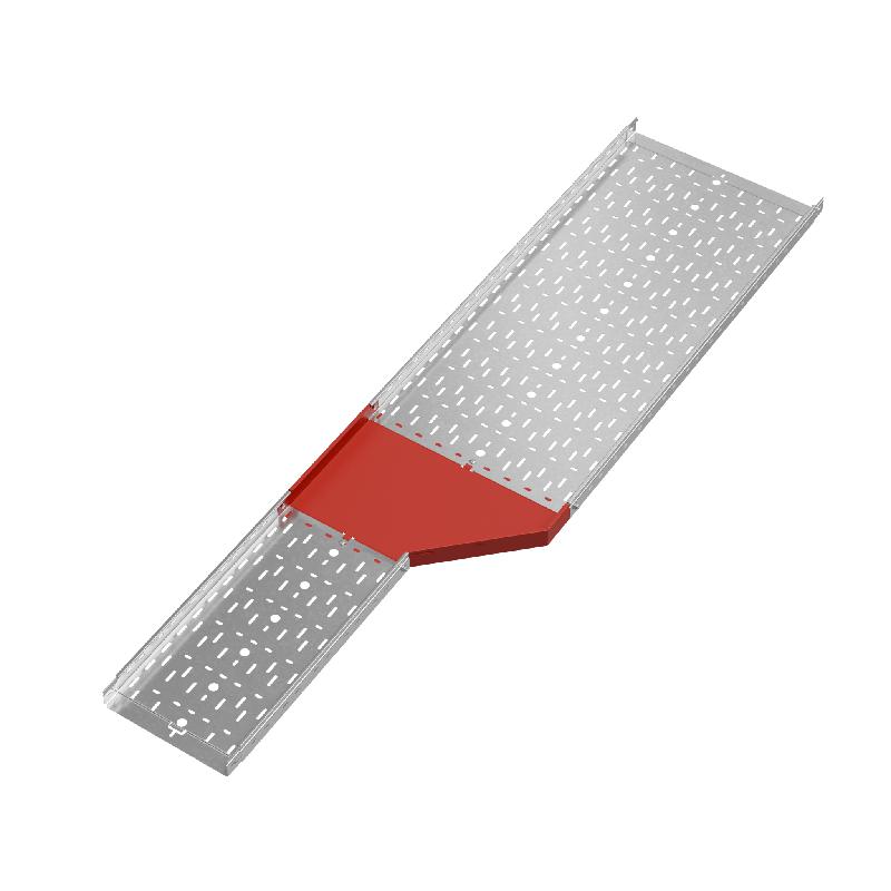 Переходник для лотка правый 50х300-500 сталь 1.0мм "ПЛЮС" PDplus50-300-500-R HD КМ PL1571