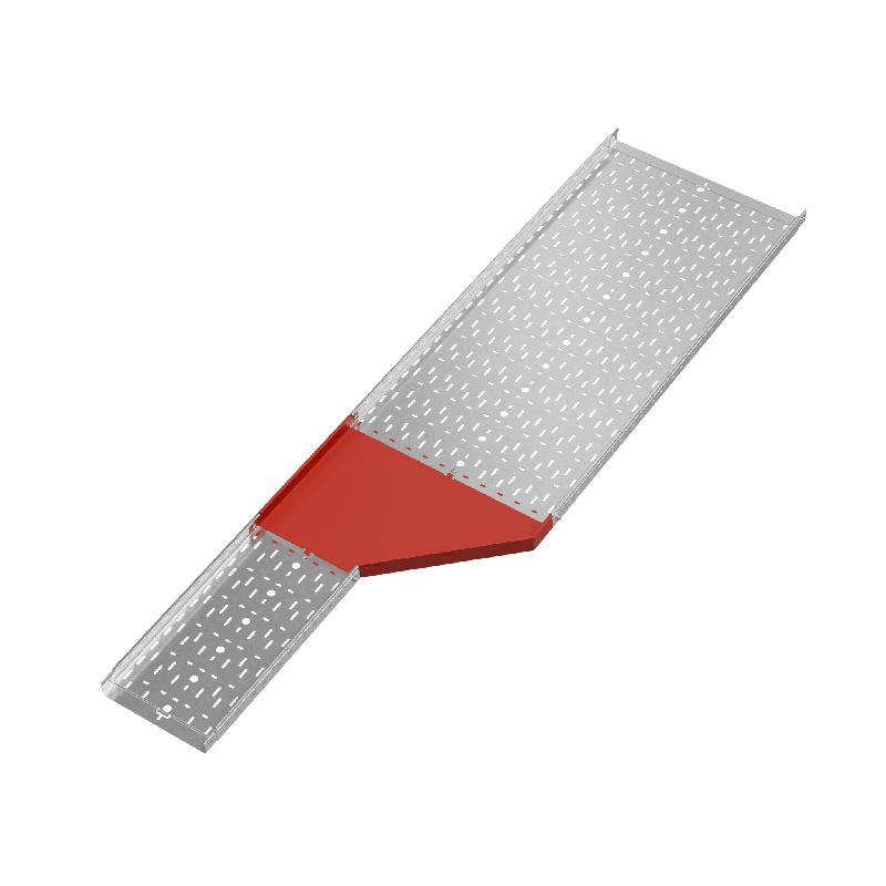 Переходник для лотка правый 50х300-600 сталь 1.0мм "ПЛЮС" PDplus50-300-600-R КМ PL0645