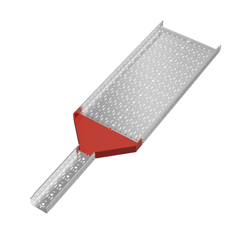 Переходник для лотка центральный 80х150-600 сталь 1.0мм "ПЛЮС" PDplus80-150-600-C HD КМ PL1722