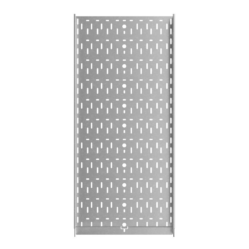 Лоток листовой перфорированный 500х80 L3000 сталь 1.2мм "БЫСТРЫЙ МОНТАЖ ПЛЮС" LPplus80-500-1.2-3000 HD гор. оцинк. КМ PL1224