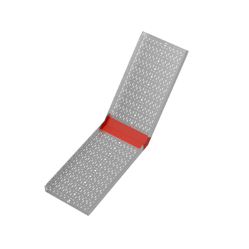 Угол для лотка верт. внутр. 45град. 600х100 сталь 1.0мм "ПЛЮС" NLplus45-100-600 КМ PL0512