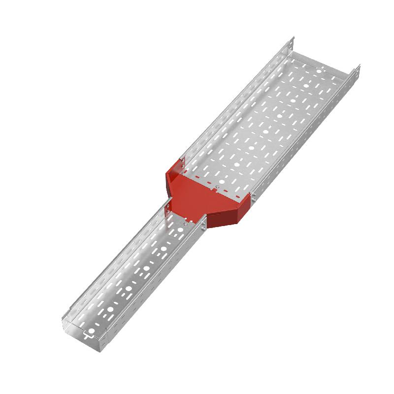 Переходник для лотка центральный 80х150-300 сталь 1.0мм "ПЛЮС" PDplus80-150-300-C КМ PL0792
