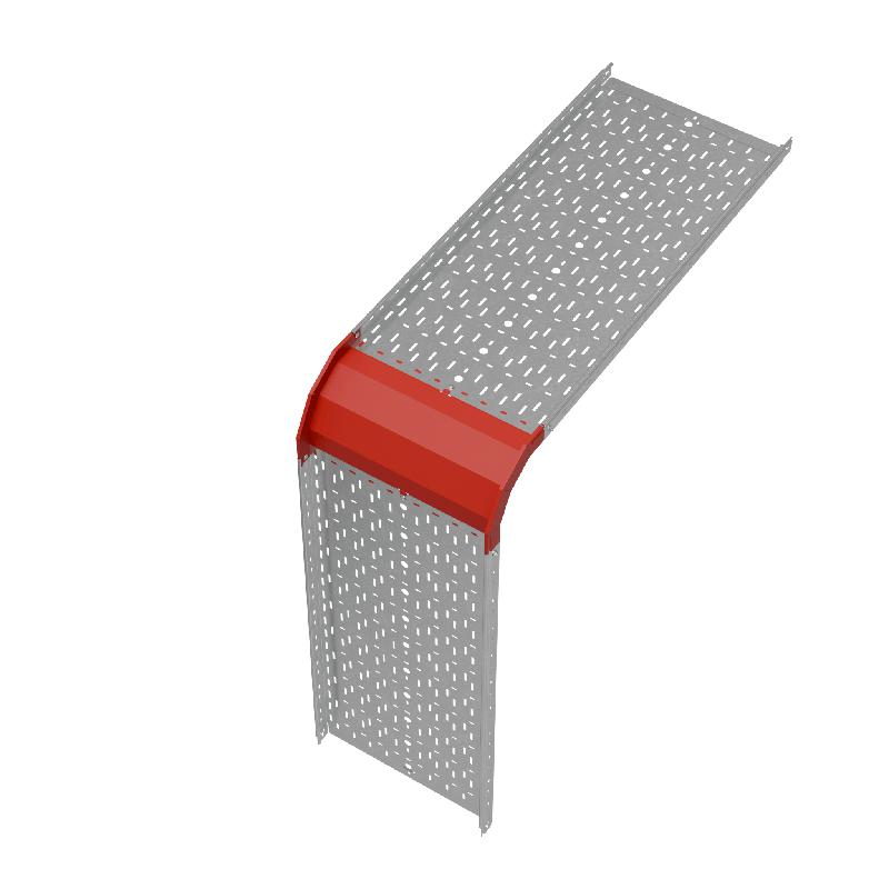 Угол для лотка верт. внеш. 90град. 500х50 сталь 1.0мм "ПЛЮС" VLplus90-50-500 КМ PL0519