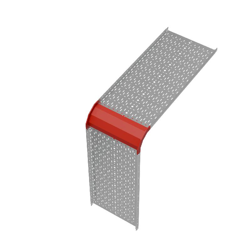 Угол для лотка верт. внеш. 90град. 600х50 сталь 1.0мм "ПЛЮС" VLplus90-50-600 HD КМ PL1447