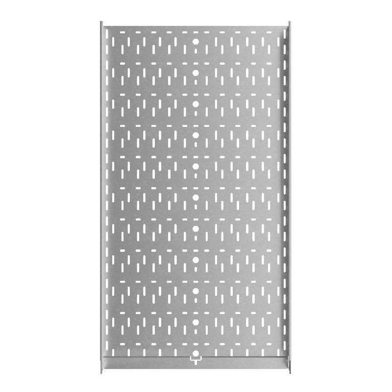 Лоток листовой перфорированный 600х100 L3000 сталь 1.0мм "БЫСТРЫЙ МОНТАЖ ПЛЮС" LPplus100-600-1.0-3000 HD гор. оцинк. КМ PL1249