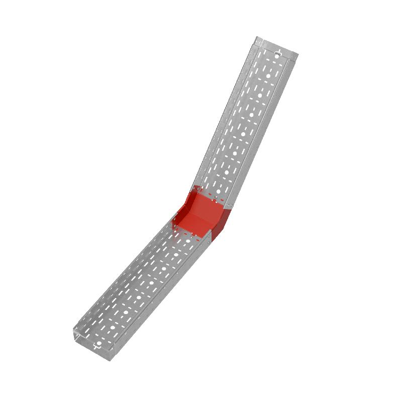 Угол для лотка верт. внутр. 45град. 200х100 сталь 1.0мм "ПЛЮС" NLplus45-100-200 КМ PL0508