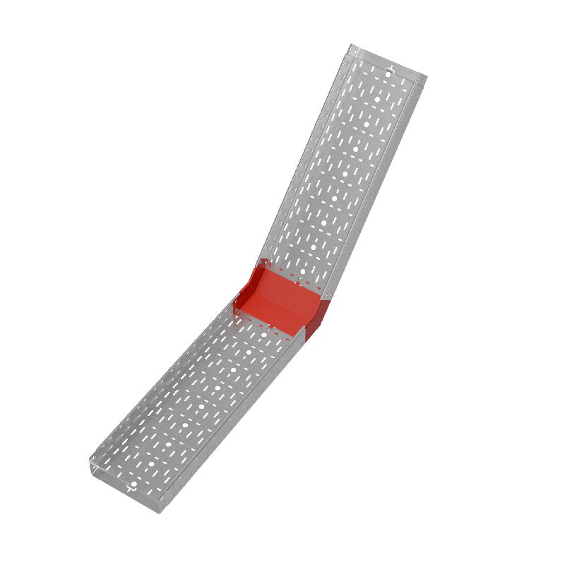 Угол для лотка верт. внутр. 45град. 300х100 сталь 1.0мм "ПЛЮС" NLplus45-100-300 КМ PL0509