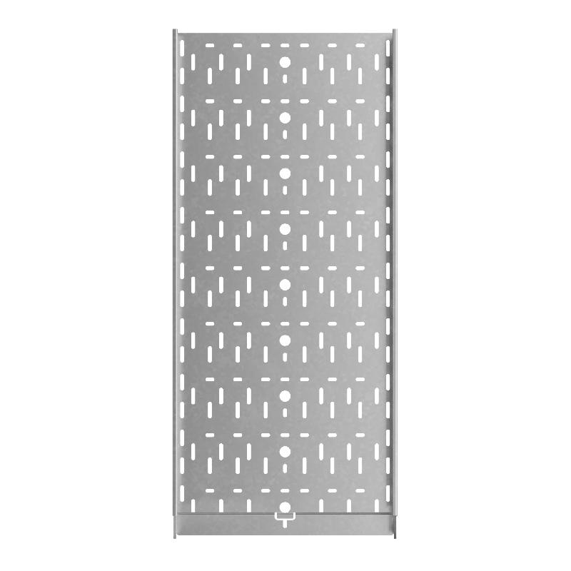 Лоток листовой перфорированный 400х50 L3000 сталь 0.8мм "БЫСТРЫЙ МОНТАЖ ПЛЮС" LPplus50-400-0.8-3000 оцинк. КМ PL0224