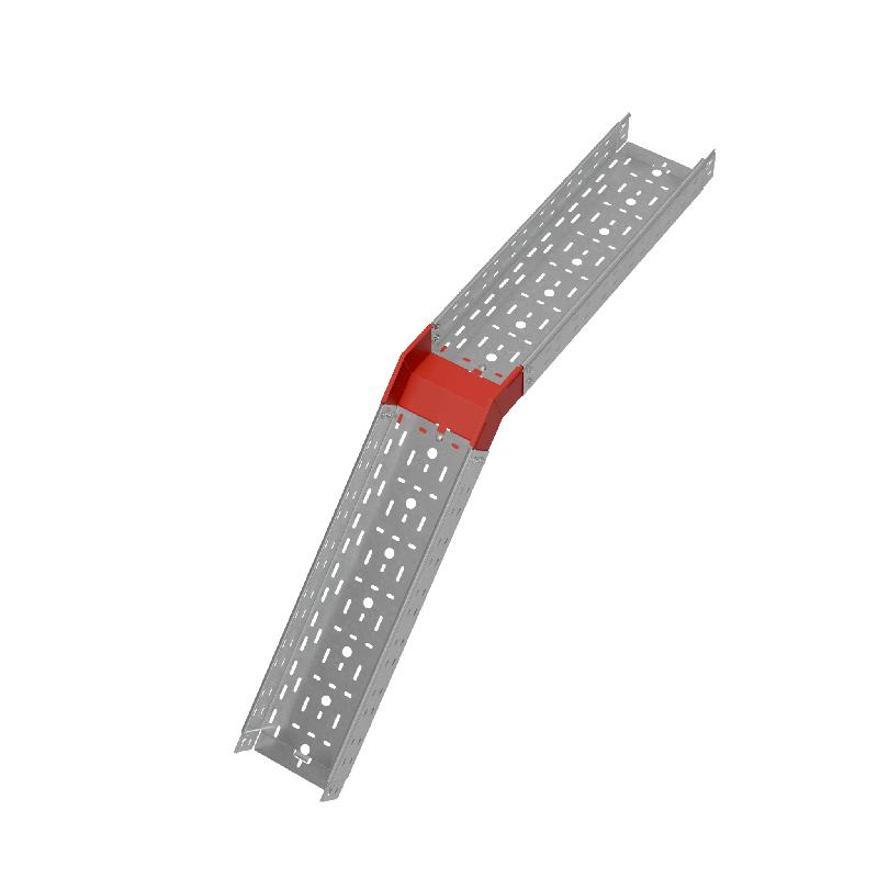 Угол для лотка верт. внеш. 45град. 200х80 сталь 1.0мм "ПЛЮС" VLplus45-80-200 HD КМ PL1472