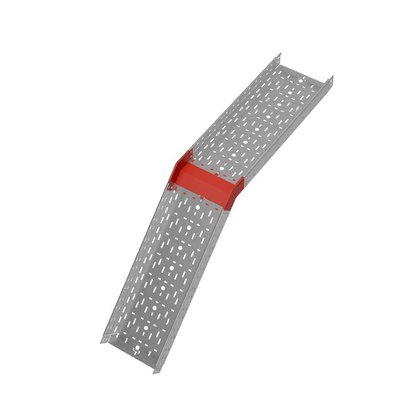 Угол для лотка верт. внеш. 45град. 300х80 сталь 1.0мм "ПЛЮС" VLplus45-80-300 КМ PL0546