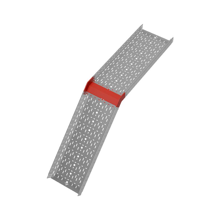 Угол для лотка верт. внеш. 45град. 400х80 сталь 1.0мм "ПЛЮС" VLplus45-80-400 HD КМ PL1474